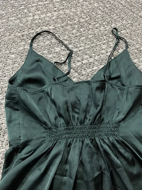 Abercrombie & Fitch | Green Fit And Flare Tank With Bow - Picture 9 of 11